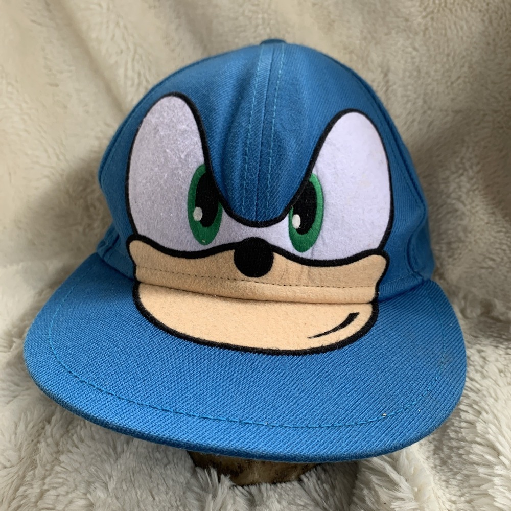 Sonic The Hedgehog Blue Hat Adult Wool Blend‎